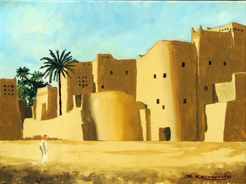 Unayzah vieille ville ( Arabie Saoudite ) 1975